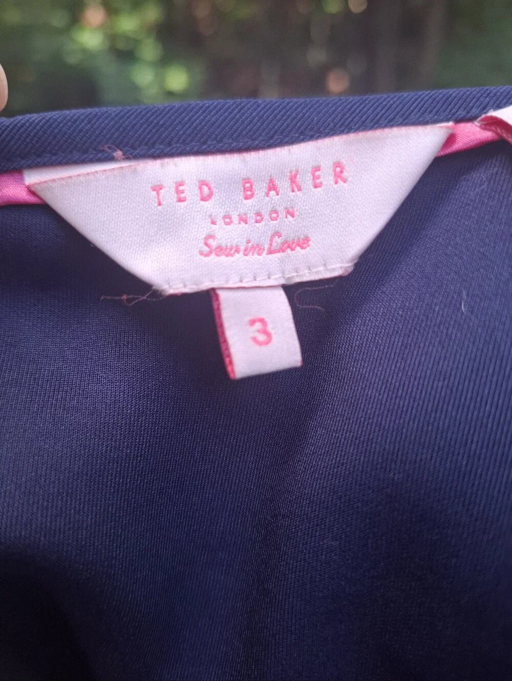 Ted Baker Otisia Bow Front Fit Flare Skater Dress Sz 6-8
